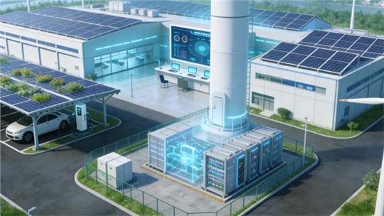 “風(fēng)光儲(chǔ)充”一體化微電網(wǎng)，助力打造零碳園區(qū)  