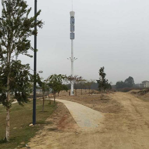 5G基站與鋁合金通訊塔